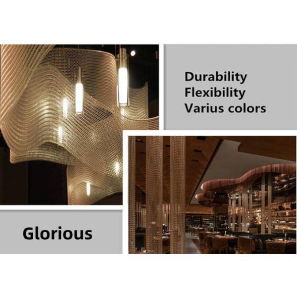 Brass Copper 7mm Stainless Steel Chain Mail Ring Mesh Curtain With Welded Type 2