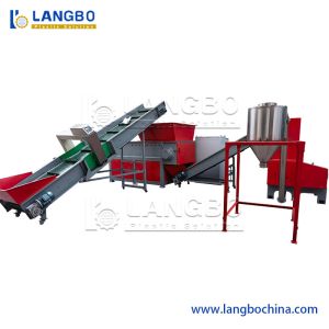 Single Shaft Plastic PE PP BOPP Film Shredder Machine