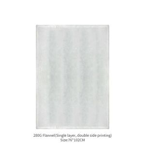 White Blank Sublimation Baby Blanket Custom Super Soft Fleece Flannel Swaddle