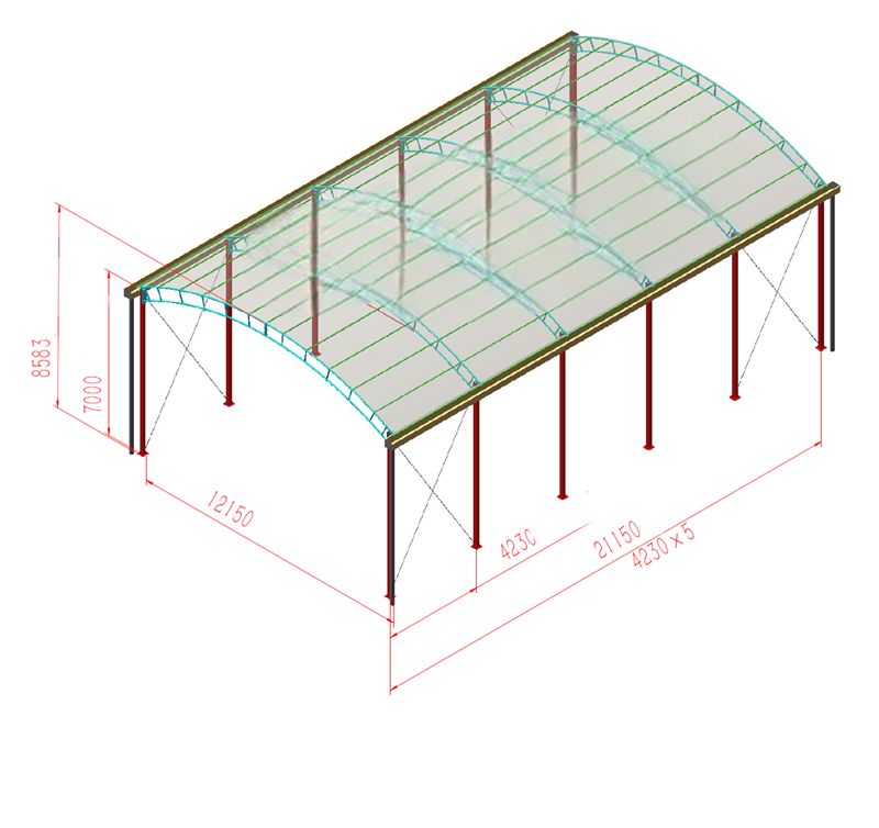 China Customized Metal Squash Court Roof CE Certification Durable Design on sale