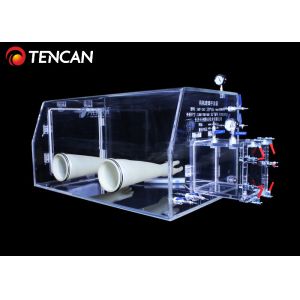China 15mm Thickness Acrylic Glove Box Highly Transparent CE / ISO Standard on sale