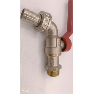 Chromed Brass Bibcock Valve Lockable Bib Tap With Abs Handle