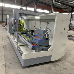 Heavy Duty CNC Flat Bed Lathe Machine 1000mm Workpiece