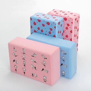 Printed Fitness Pilates Exercise EVA Gym Yoga Block