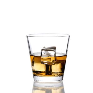 276ml Round Glass Highball Tumblers , Heavy Base Whisky Glass Whisky Customized