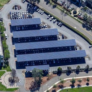 Quality Frameless Panel Open Ground Q345 6063 PV Mounting Systems For Carport for sale