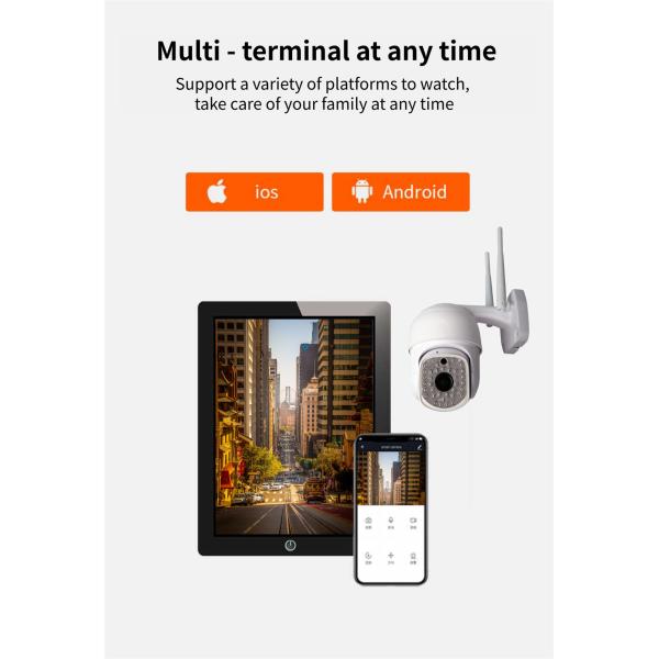 Security Waterproof Wi-Fi CCTV Camera Smart Life APP Outdoor 1080P Powered by Tuya_copy(JV-TY212Q82(Q21))