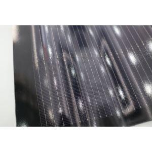 China 50W Solar Panel Waterproof Anti Fire Curved Ultra Clear Solar Roof Tiles for Home Energy Package Gross Weight 5.500kg on sale