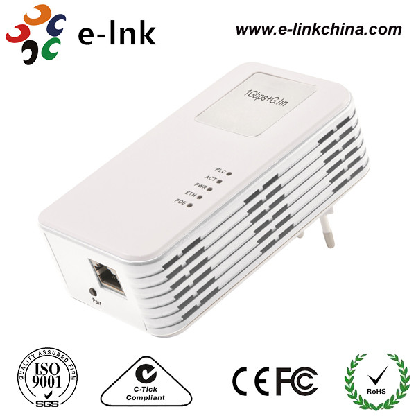 Buy 1000M Mini Powerline Ethernet Adapter PLC throughput up to 800Mbps at wholesale prices