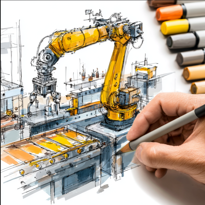 Intelligent Robotic Grinding Machine for Hardware Polishing, Automatic Metal