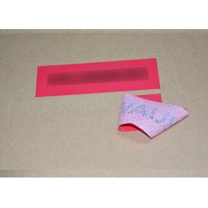 Red Pet Material Adhesive Custom Tamper Evident Labels With Anti - Counterfeit