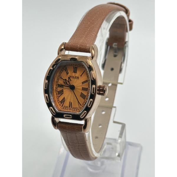 Buy Miler 222 Model  Quartz Leather Strap Watch With Customized Logo at wholesale prices
