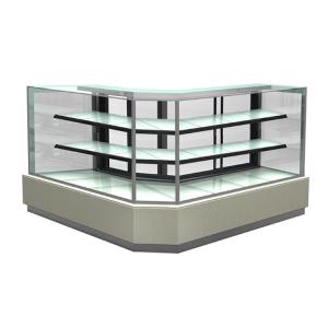 China Commercial Cake Display Showcase , 2 Shelf Type Refrigerated Bakery Display Case on sale