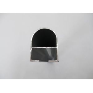 China Silver Glossy Outdoor Stair Aluminum Railing Profiles , Anodized Aluminum Profile on sale