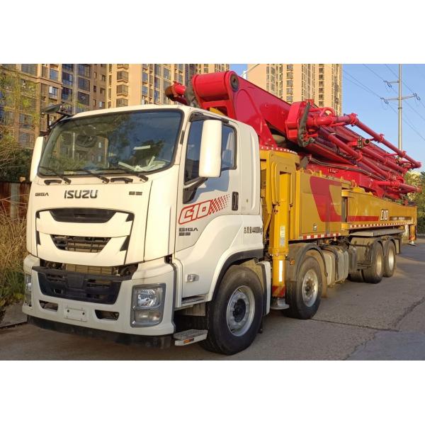Buy New Sany 49M Truck-mounted Concrete Pump with Isuzu Chassis at wholesale prices