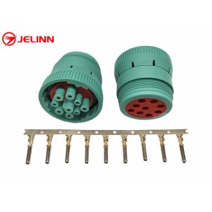 Green Type 2 Deutsch 9 Pin J1939 Female Connector with 9 PCS of Terminals