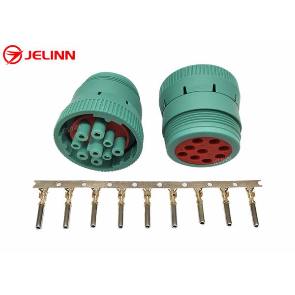 Green Type 2 Deutsch 9 Pin J1939 Female Connector with 9 PCS of Terminals