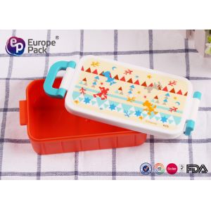 Portable Dustproof Kids Plastic Lunch Boxes Toddler Lunch Containers