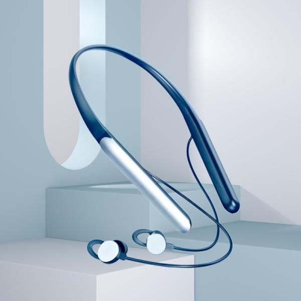 Silicone Neckband Rechargeable Hearing Aids Echo Suppression Mini Digital