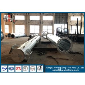 Customizable Hot Dip Galvanized Steel Pole For Electricity Distribution