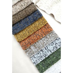 High Quality New Plain 100% Polyester Jacquard Double Blended Woven Chenille