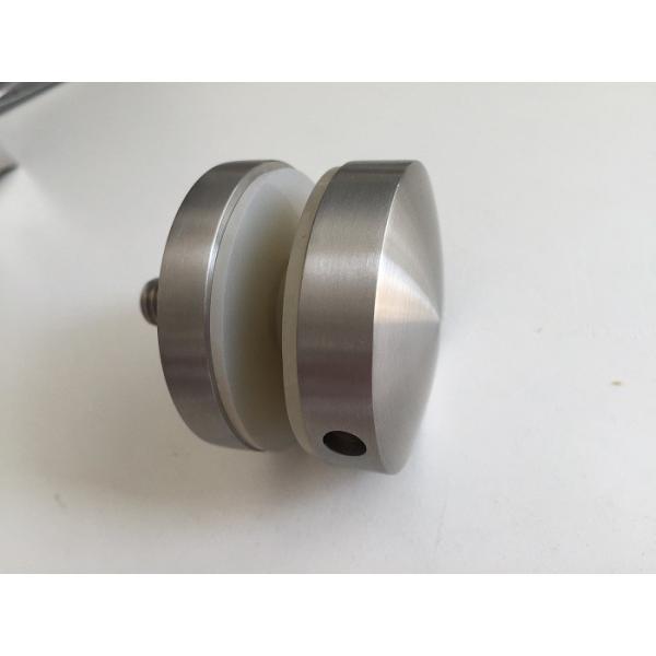 Buy AISI304 12mm Frosted Stainless Steel Glass Clamps at wholesale prices