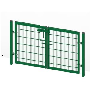 House and Garden Steel Sliding Gate with Tubular Pipe Frame