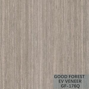 Fancy Recomposed Oak Wood Veneer Silver Pear Vertical Grain Customized