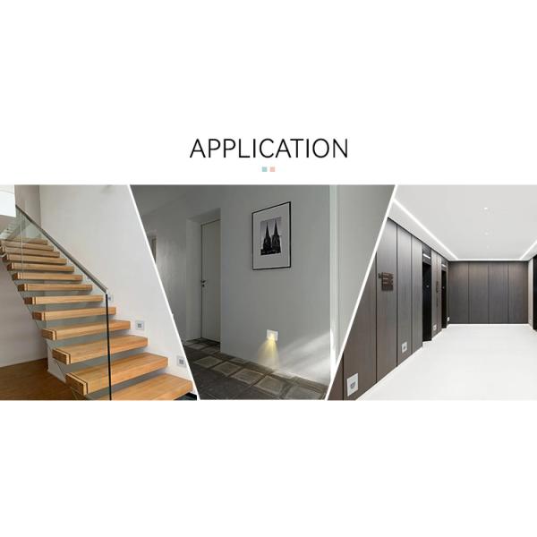 2700K 3000K 4000K Square Led Step Light Ocean Bound Low Voltage Deck Stair Lighting