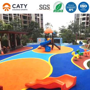 Multicolor Playground Rubber Floor Playground EPDM Granules Flooring Playground