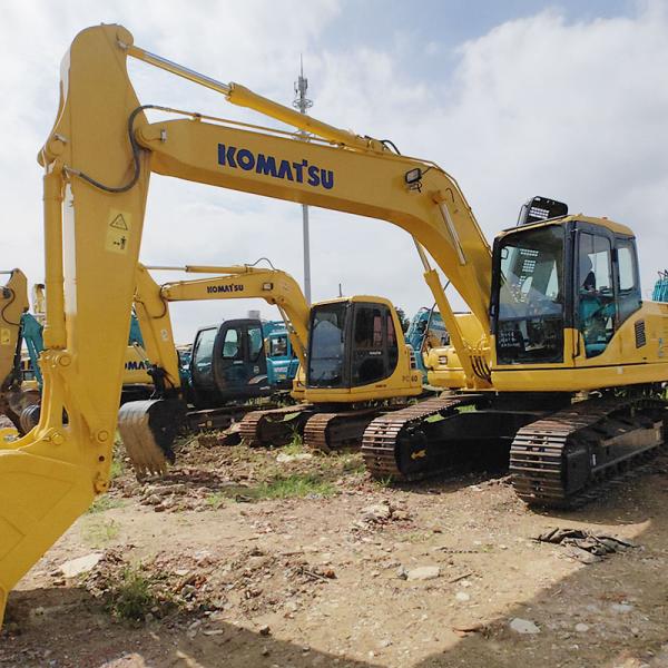16Ton Used Komatsu Excavators Digging Machines Pc160-7