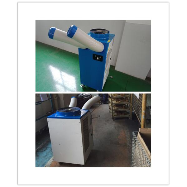 Powerful 9300BTU Industrial Portable Air Conditioner 2700W Twin Flexible Outlets