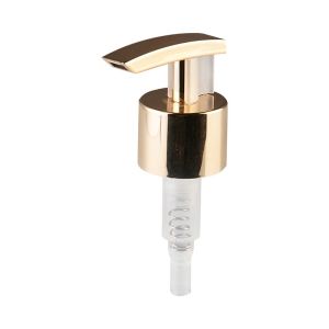 China 24mm Collar Liquid Pump Hiny Gold and Silver Anodized Aluminum Lotion Pump on sale
