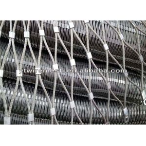 Ferrule Type SS316 Wire Rope Mesh Webnet 1.2 Mm To 4.0 Mm CE SGS Listed