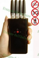 Quality 808KD Portable GSM+3G+GPS cell phone signal jamming for sale