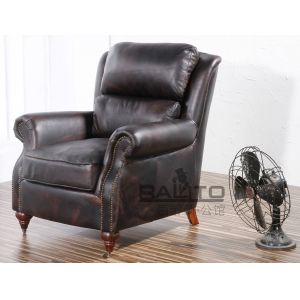 China classical Europe style black arm leather chair,#2086 on sale
