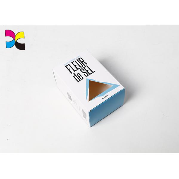 Die Cut Custom Packaging Boxes Window Display Commodity Toothpaste Hard Paper