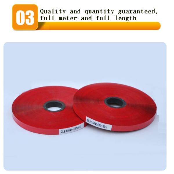 9mm*1000m 10mm*1500m White black blue Red PE plastic water pipe wire and cable meter printer ribbon