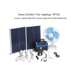 Household Payg Solar System Utility Interactive 3W LED Light With Cable