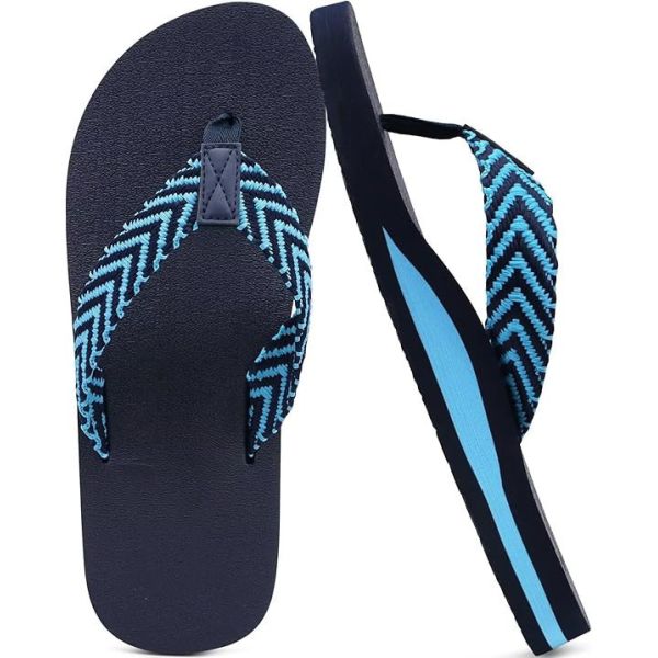 Screen Print / 3D Print Men's EVA Flip Flops Sandals With Arch Support