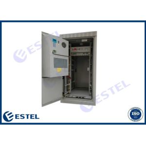 Rainproof IP55 Outdoor Network Enclosure Galvanized Steel Front Access