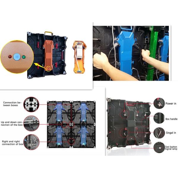 SMD Curved Advertising LED Screens 3.91mm Pixel Pitch 25 Wattled commercial advertising display screen