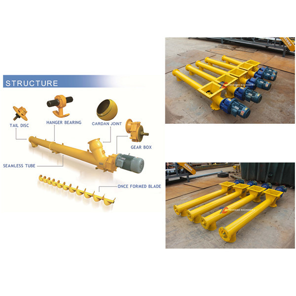 Buy Gypsum Powder Carbon Steel Screw Conveyor Auger Systems at wholesale prices