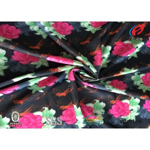 Top Soft Thick Polyester Digital Print Spandex Swimsuit Clothing Fabric