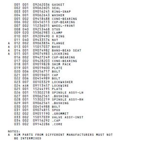 Terex T100 mining truck wheel VALVE ASSY-INST 15017039