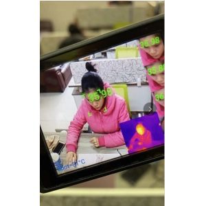 Temperature Helmet Measuring Android System 4G Video Helmet With Camera