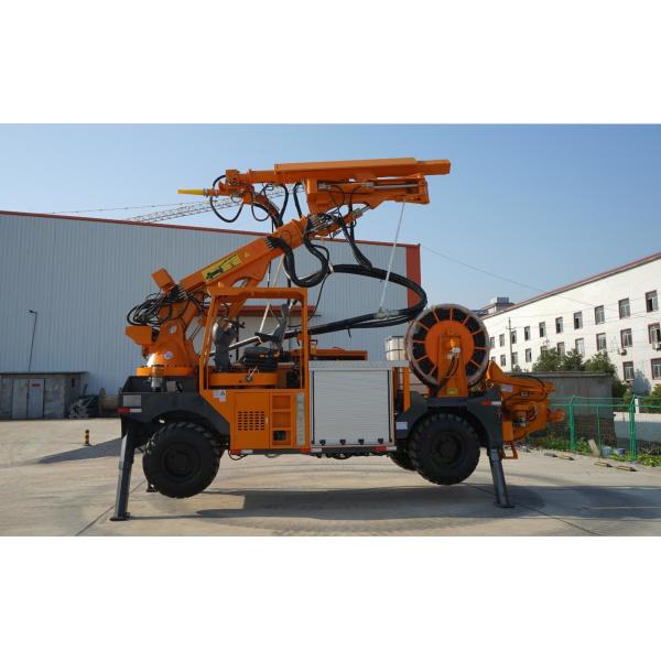 Computerized Underground Concrete Spraying Machine With Smoothly Reversing
