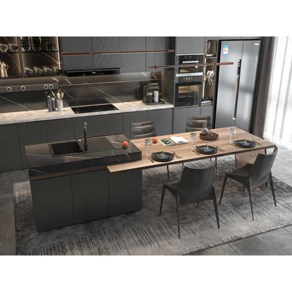 Buy European Luxury Custom Kitchen Unit Cabinets Customized Durable Wall Cabinets at wholesale prices