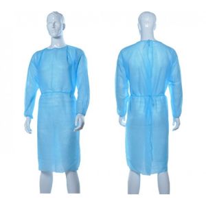 Quality Economical Disposable Waterproof Gowns , CPE Plastic Throw Away Aprons for sale