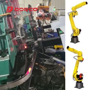 Automated Vertical Ring Rolling Machine with KUKA210 Robot 240pcs/h